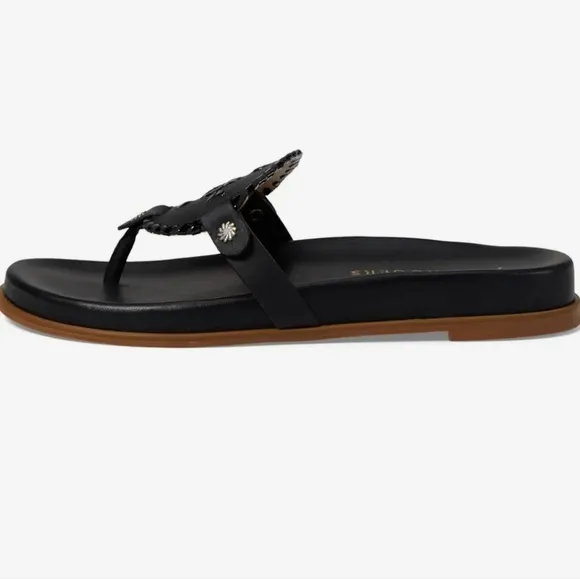 Jack Rogers Collins Casual Sandal Black Size 9.5