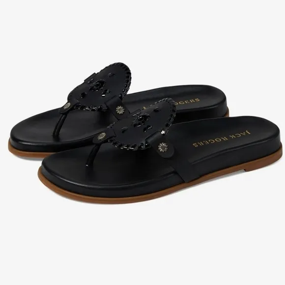Jack Rogers Collins Casual Sandal Black Size 9.5