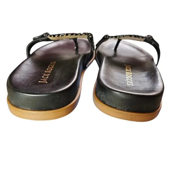 Jack Rogers Collins Casual Sandal Black Size 9.5