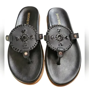 Jack Rogers Collins Casual Sandal Black Size 9.5
