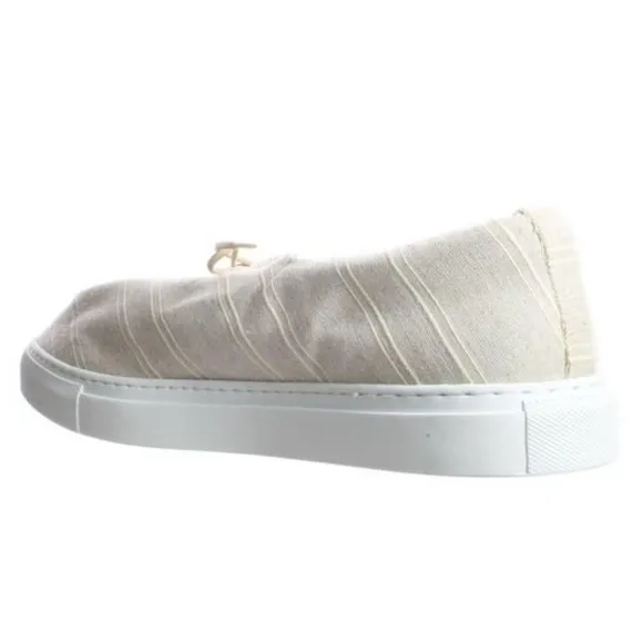 JACQUES SOLOVIERE MEN'S Jim Brown Casual Beige Flats Shoes, US 12 EUR 45 Medium
