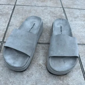 James Perse Suede Slides