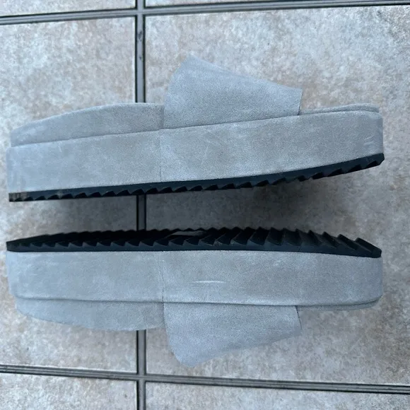 James Perse Suede Slides