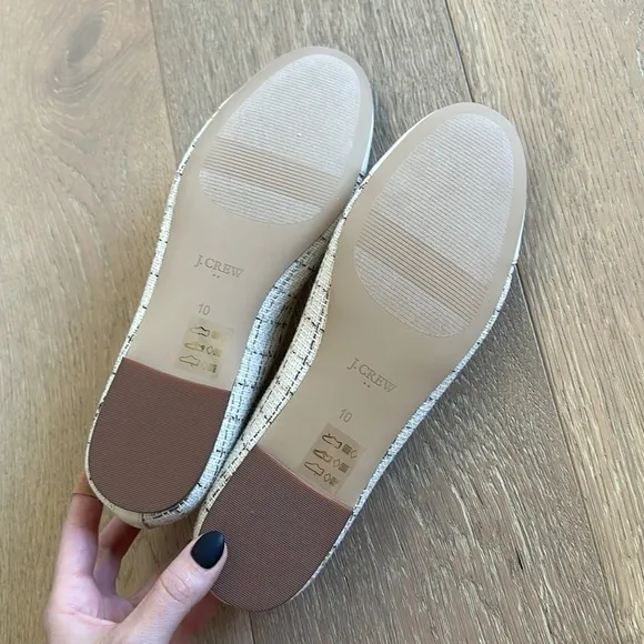 JCREW Tweed ballet flats