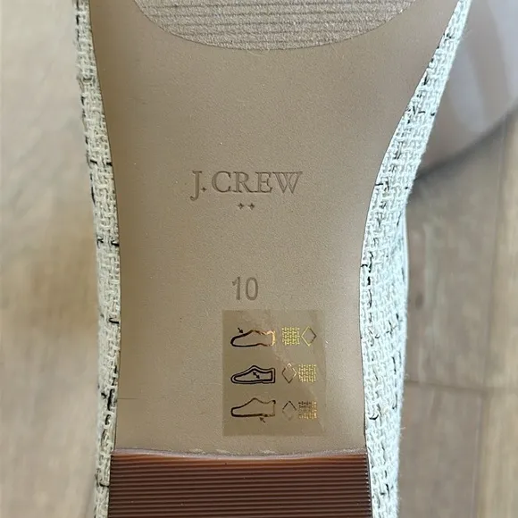 JCREW Tweed ballet flats