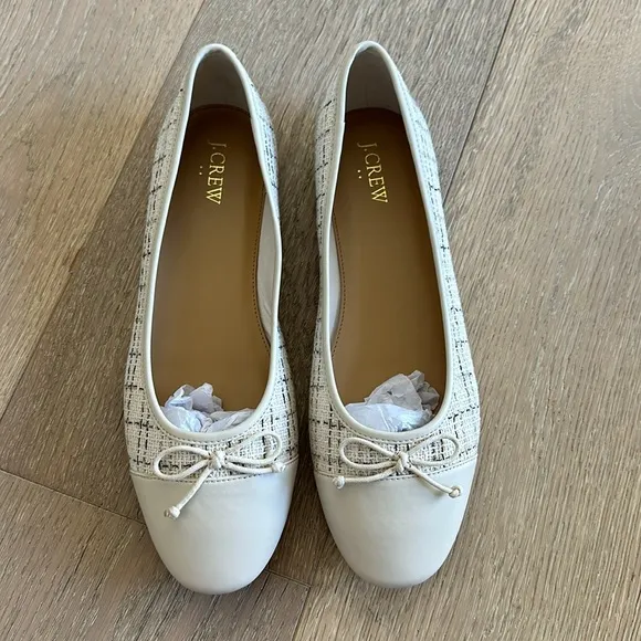 JCREW Tweed ballet flats