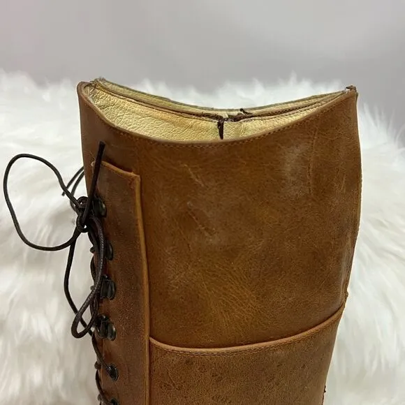 Je-Ver Lace-up Western boots size 8 Fisherman Core Bin 21