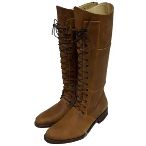 Je-Ver Lace-up Western boots size 8 Fisherman Core Bin 21