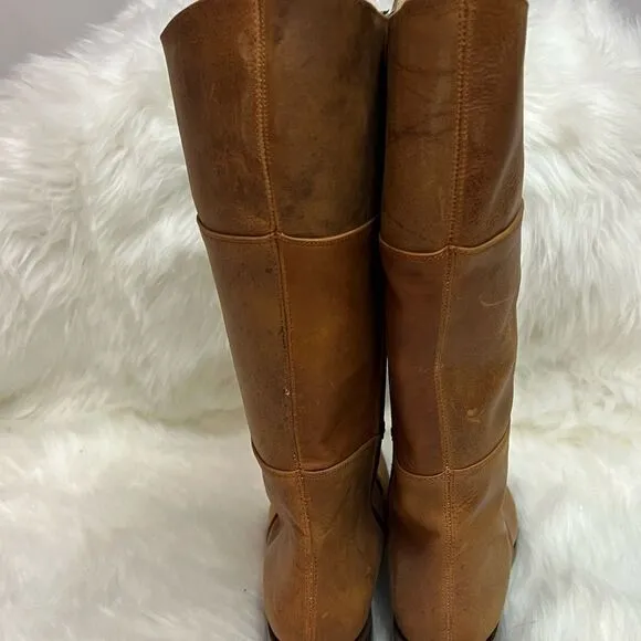 Je-Ver Lace-up Western boots size 8 Fisherman Core Bin 21
