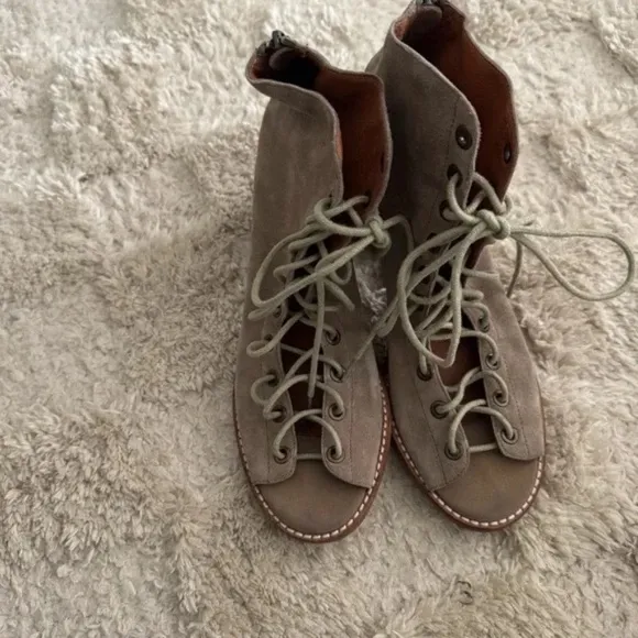 JEFFREY CAMPBELL Cors Lace-Up Ankle Boot