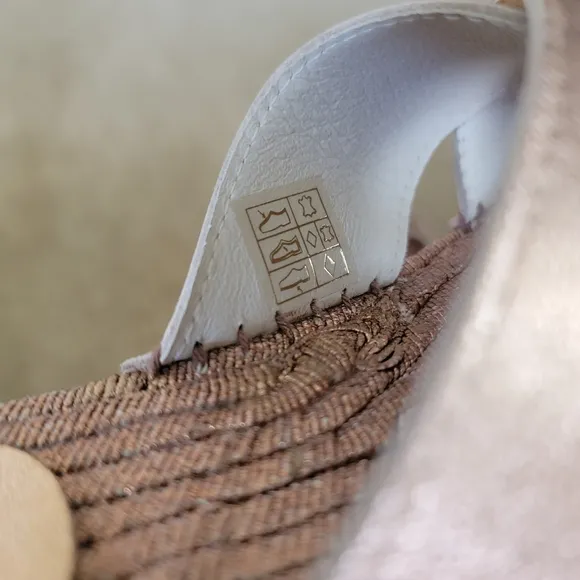 Jeffrey Campbell Monada Espadrille Slide Sandals in Rose Gold, Size 38