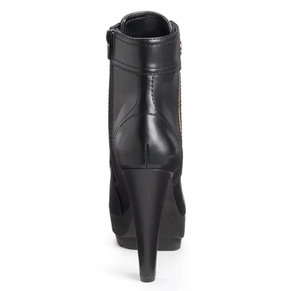 Jennifer Lopez Lace-Up Platform Ankle Boots