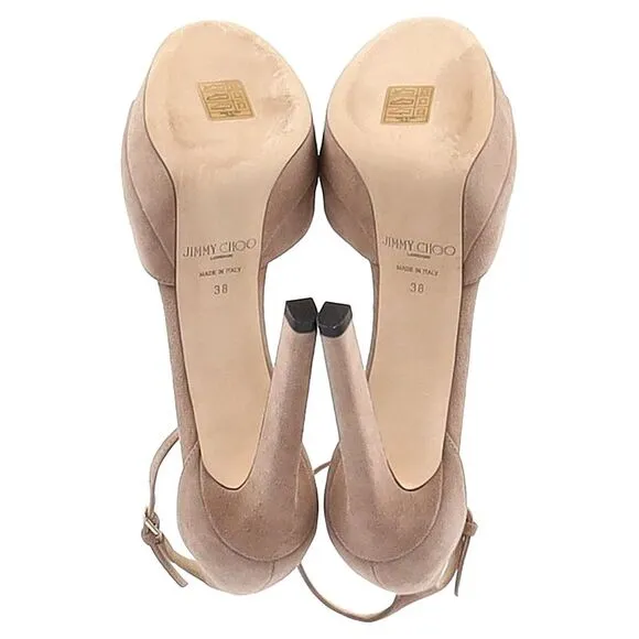 Jimmy Choo Pattie 130 Platform Sandals In Pink Suede