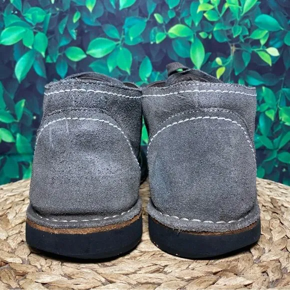 John varvatos grey chukka boots lace mens 10.5