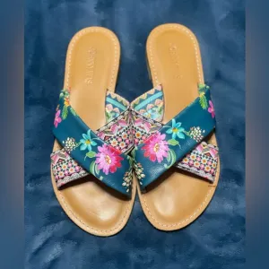 Johnny Was Sonoma Slide Sandal - Floral Print