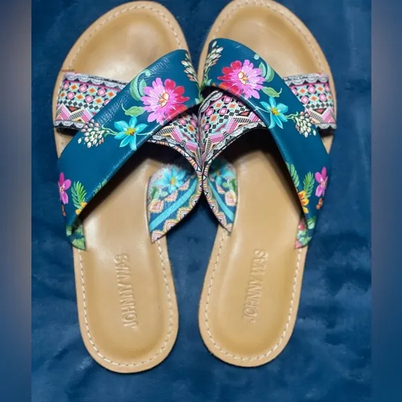 Johnny Was Sonoma Slide Sandal - Floral Print