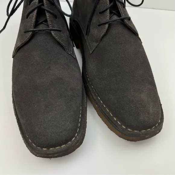 Johnston &amp; Murphy Mens Chukka Ankle Boots Suede Lace-Up Sz 10.5