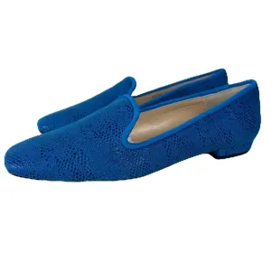 Jon Josef | Pluto Karina Turquesa Texture Flat Loafers Turquoise Blue | 8