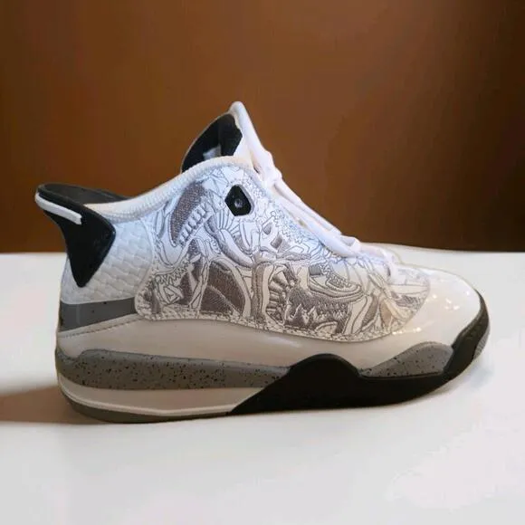 Jordan Youth Dub Zero PS Classic Basketball Sneakers 311071-105 White Size 1Y