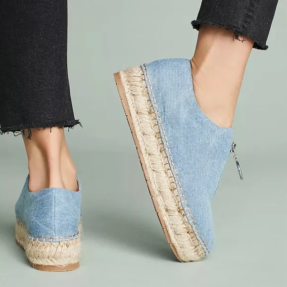 J/Slides Ryan Red Suede Zip Up Espadrilles Loafers