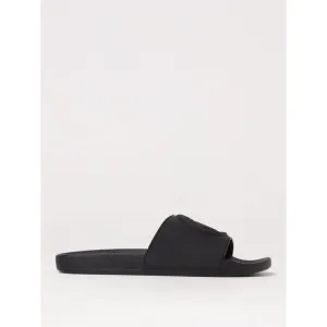 Just Cavalli Logo Slides Casual Footwear Men Black Sandals