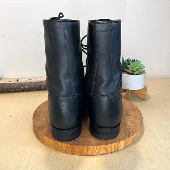 *Justin | Vtg Roper Kiltie  Lace Up Boots Size 12D