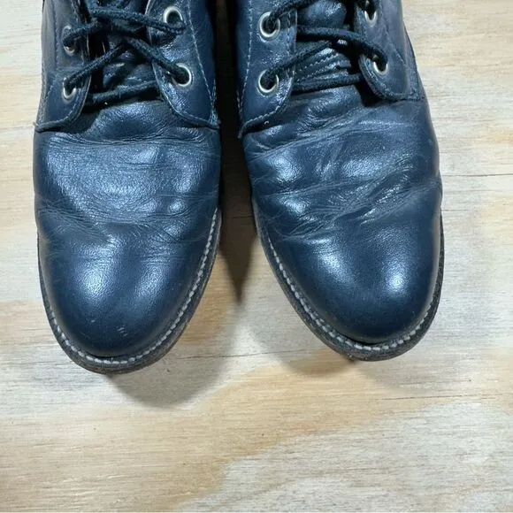 Justin Boots  Black Vintage Ankle Boots Women’s Size 6.5 B