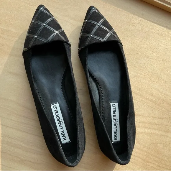 Karla Lagerfeld Paris, Nala Quilted Leather Flats