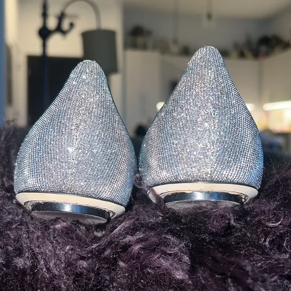 Kate Spade Crystal Bow Flats - NEW 9.5