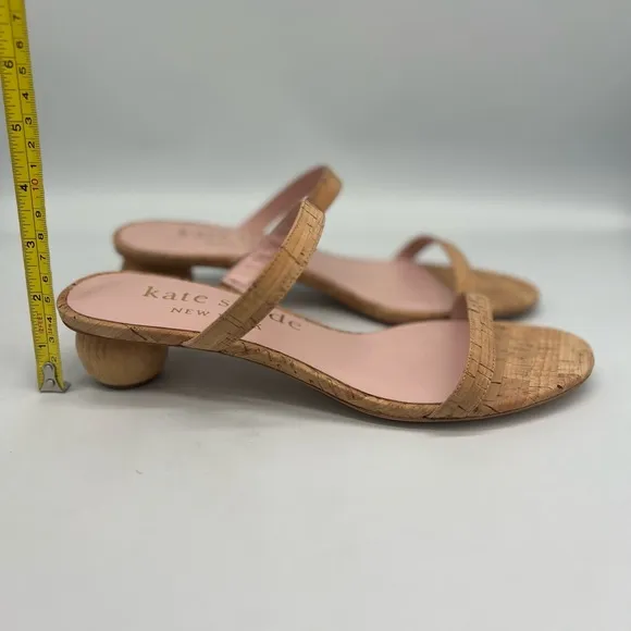 Kate Spade Palm Springs Slide Sandals Natural