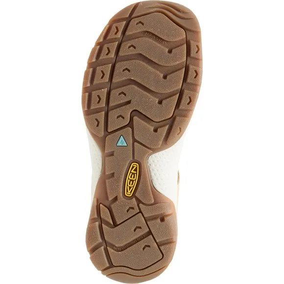 KEEN Astoria GENUINE LEATHER West Closed Toe Sport Sandals Doe/Blue Glass 693S0