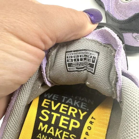Keen Jasper II Youth Hiking Sneaker - Lite Purple/Black Size 4 - 1025496
