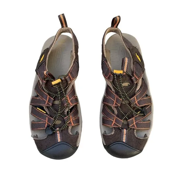 KEEN Kanyon Sandals Mens 8.5 41 Brown Closed Toe Hiking Shoes Waterproof Men