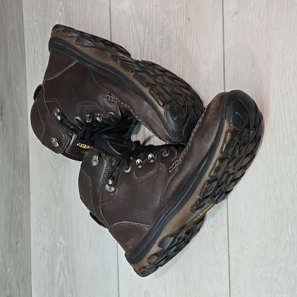 Keen Mens Anchor Park  High Top Leather Boots sneakers soft toe sz 8.5