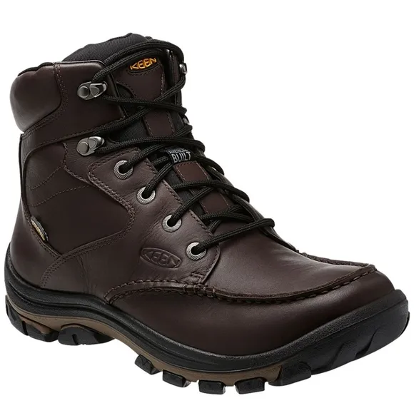 Keen Mens Anchor Park  High Top Leather Boots sneakers soft toe sz 8.5