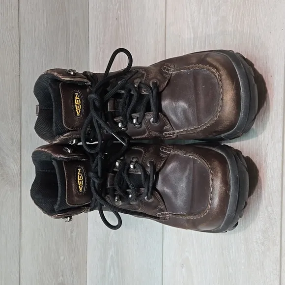 Keen Mens Anchor Park  High Top Leather Boots sneakers soft toe sz 8.5