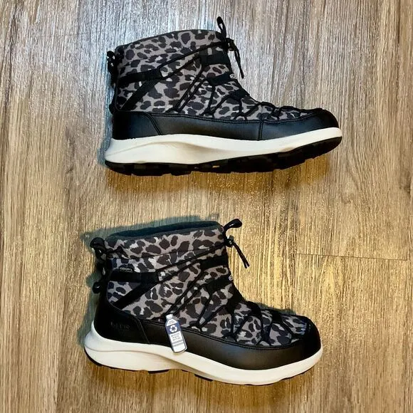 Keen Uneek SNK II Waterproof Chukka Boots Animal Print Silver Women Size‎ 10 New