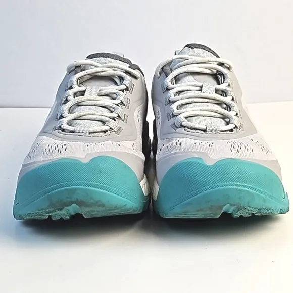 Keen Vapor Porcelain NXIS Speed Light Grey &amp; Turquoise Lace-up Hiking Sneaker