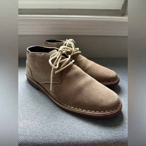 Kenneth Cole Reaction Leather Suede Chukka Boots