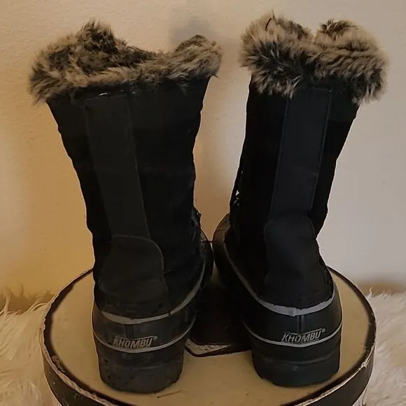 Khombu Leather Winter Boots