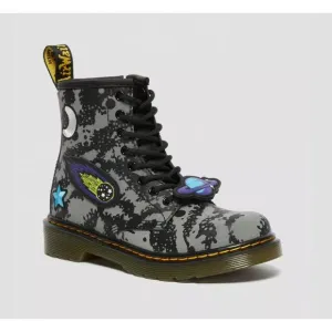 Kid's Dr. Martens Junior 1460 Space Hydro Leather Lace Up Boots Size 10