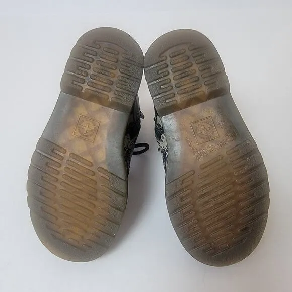 Kid's Dr. Martens Junior 1460 Space Hydro Leather Lace Up Boots Size 10