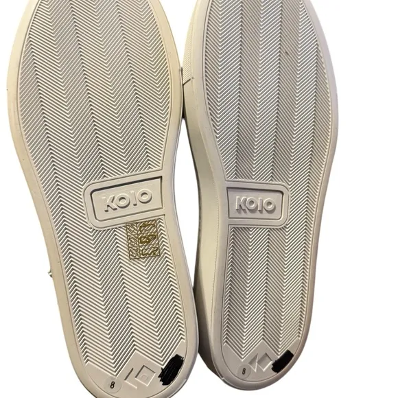 KOIO Garda Gray Loafers Minimalist Slip-Ons Felt Size 8 NWOT