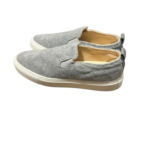 KOIO Garda Gray Loafers Minimalist Slip-Ons Felt Size 8 NWOT