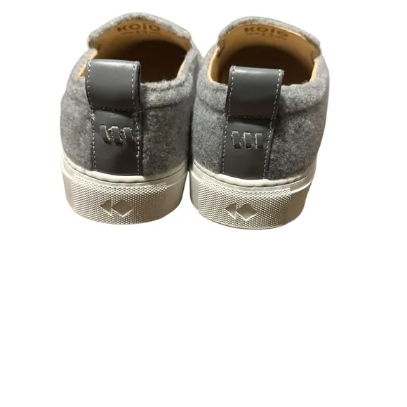 KOIO Garda Gray Loafers Minimalist Slip-Ons Felt Size 8 NWOT