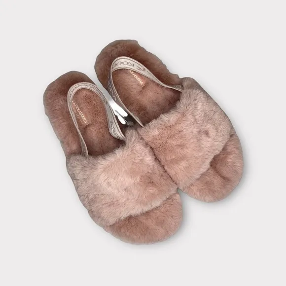 Koolaburra by Ugg Pink FUZZ’N Slide Sandals