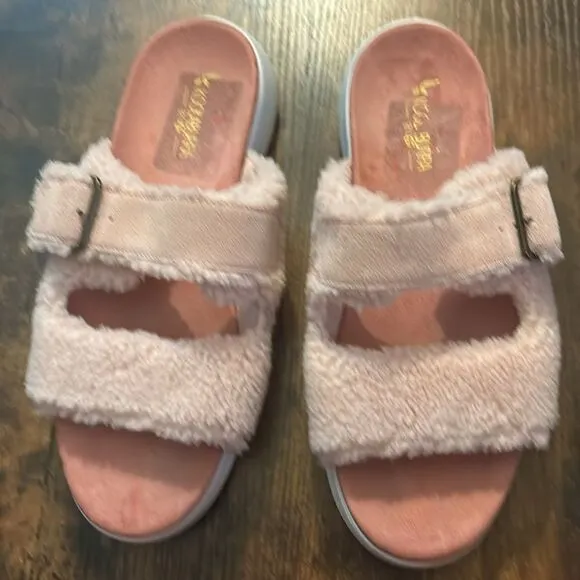 Koolaburra By Ugg Pasea Slide Pink Sandals Size 10