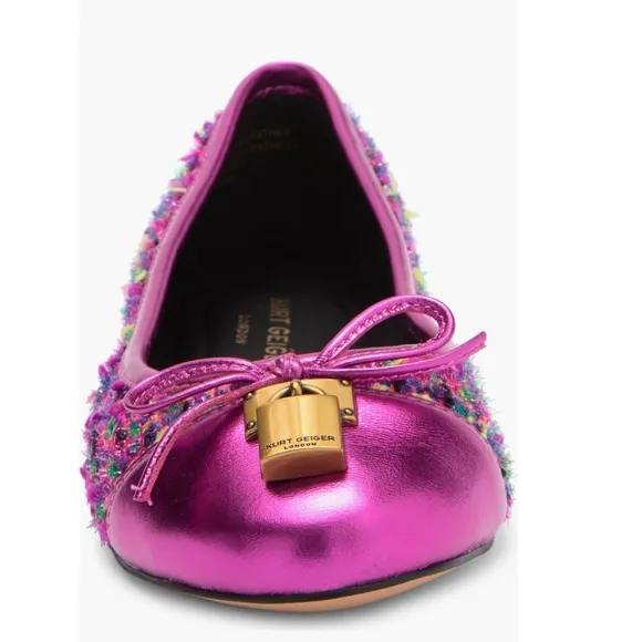 Kurt Geiger tweed Ballet flats