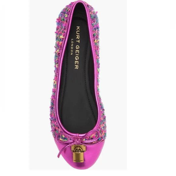 Kurt Geiger tweed Ballet flats