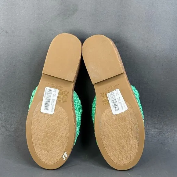 Kurt Geiger London Eagle Crochet Cork Slide Sandals women’s size 10.5 (41)